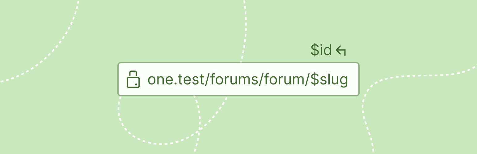 Banner for "Permalinks with ID for bbPress" plugin
