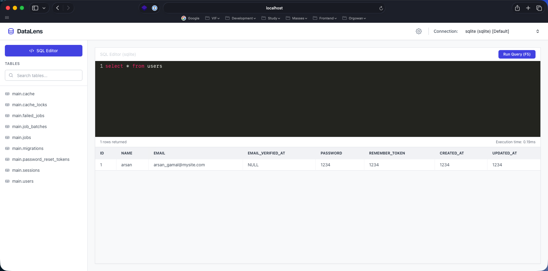 SQL Editor