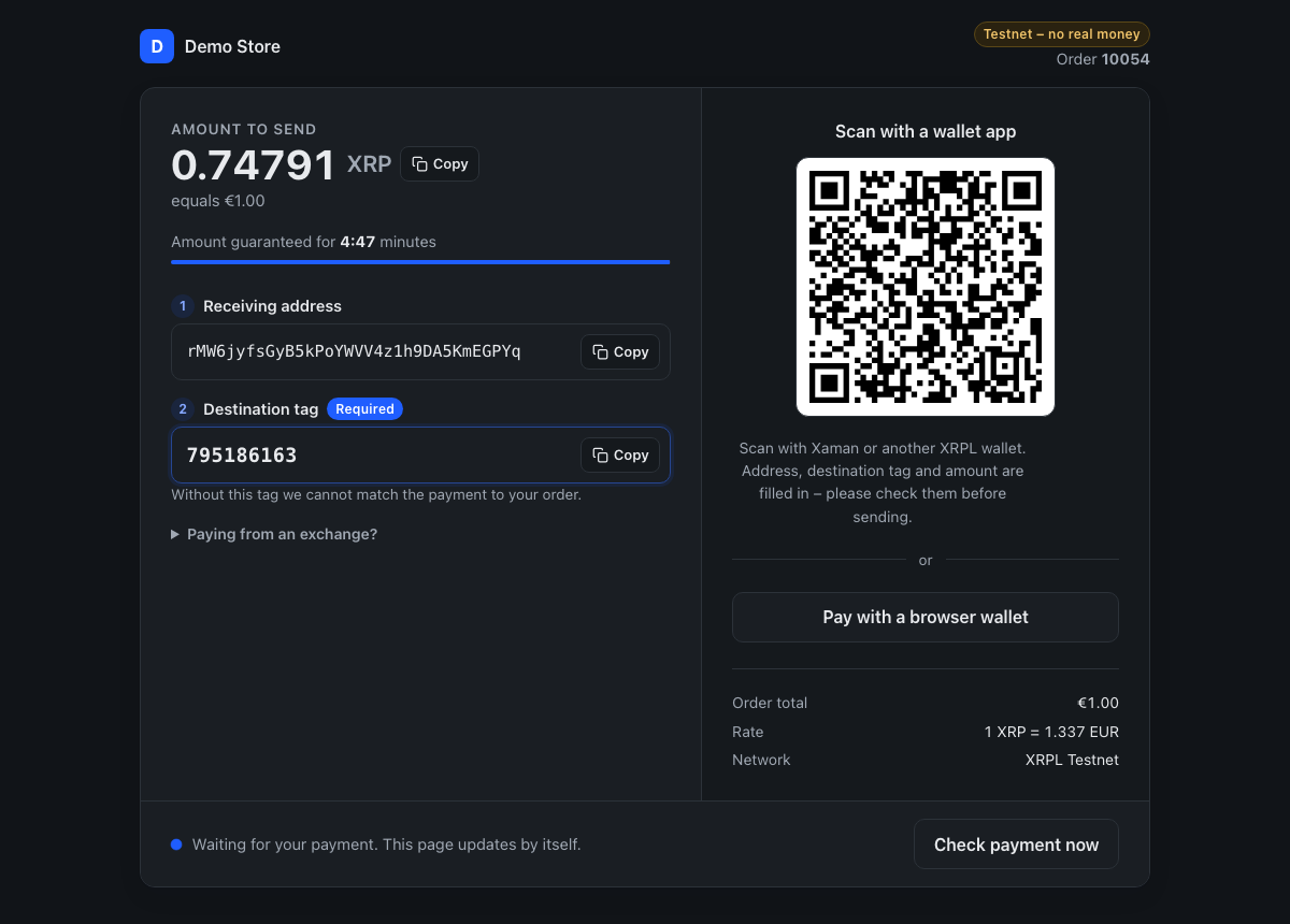 Payment Page