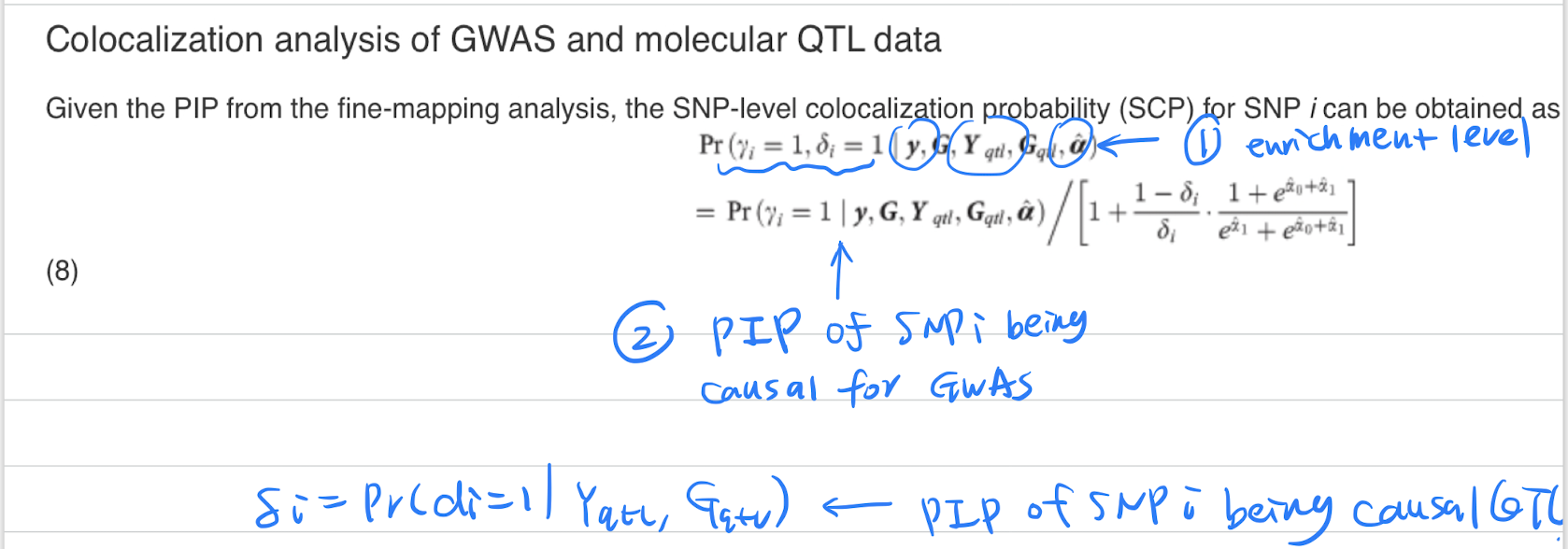 enloc equation