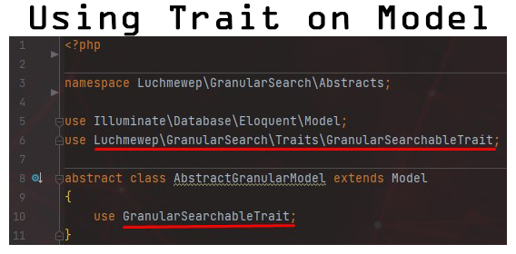 Using the GranularSearchableTrait