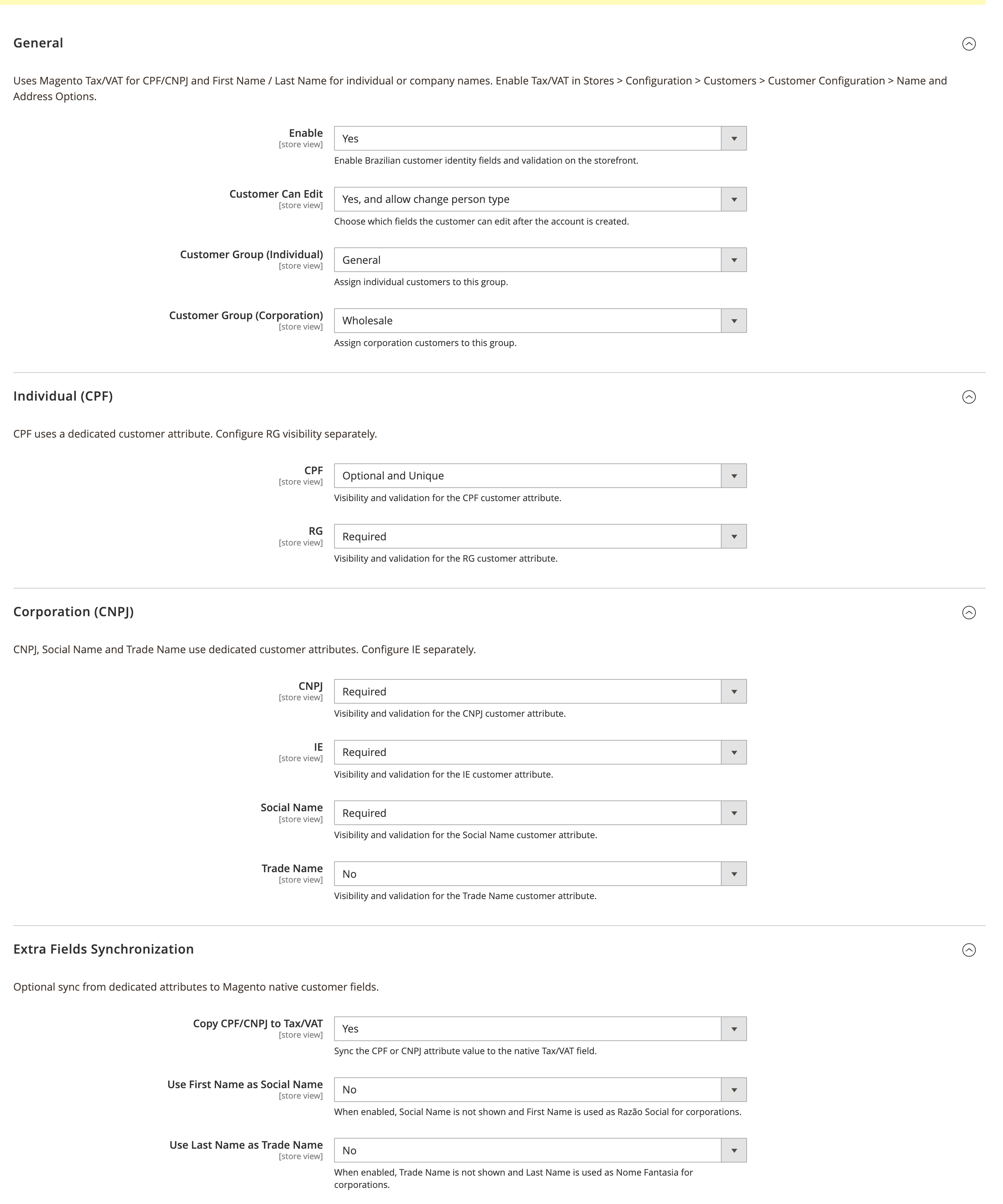 Admin Configuration