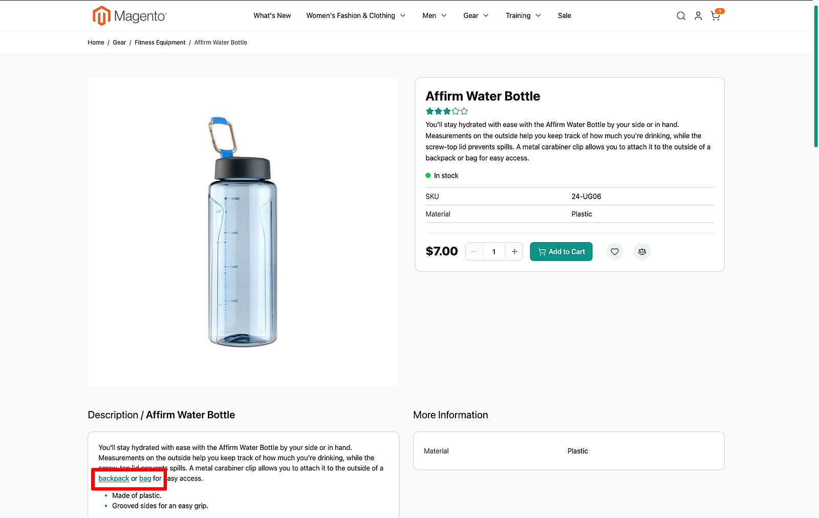 Hyvä product description