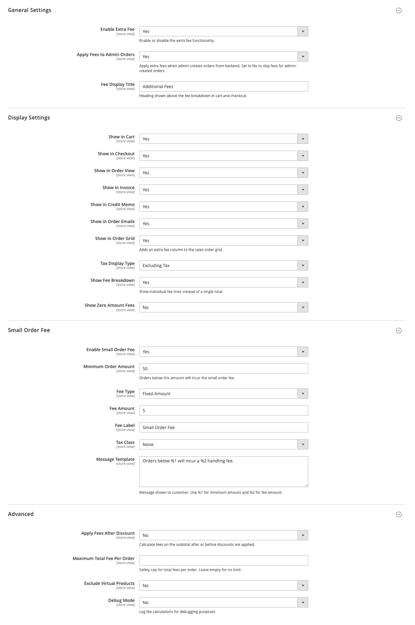 Admin Configuration