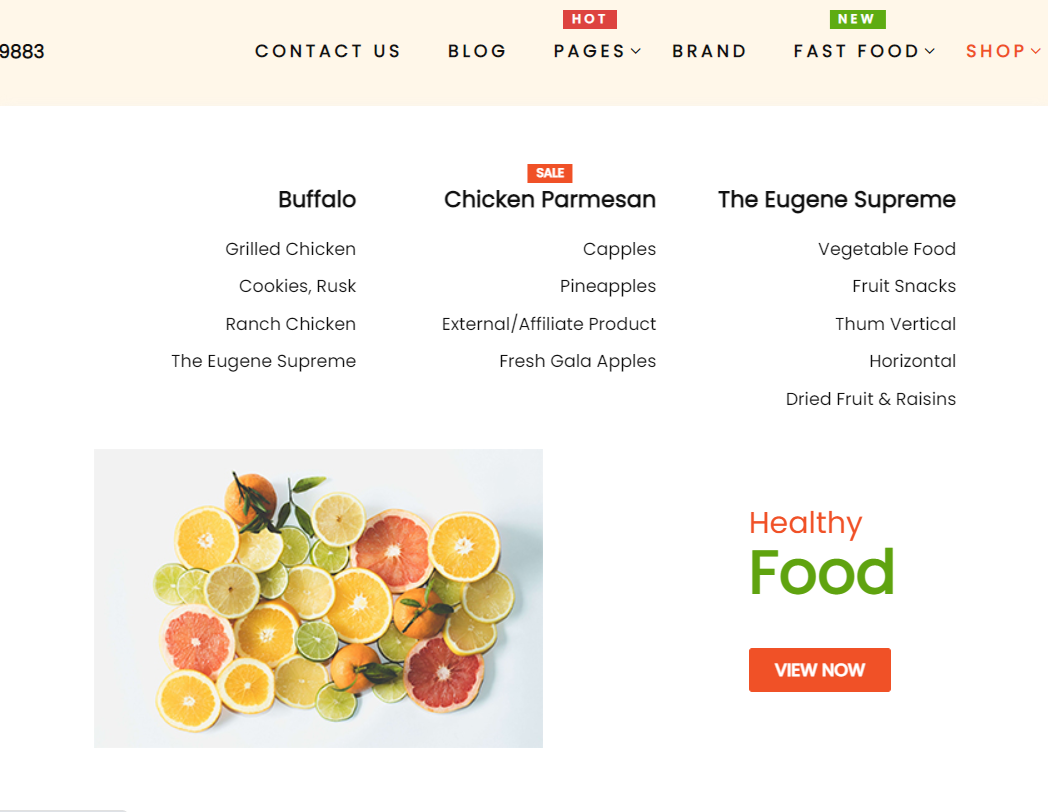 Magento 2 Mega menu extension