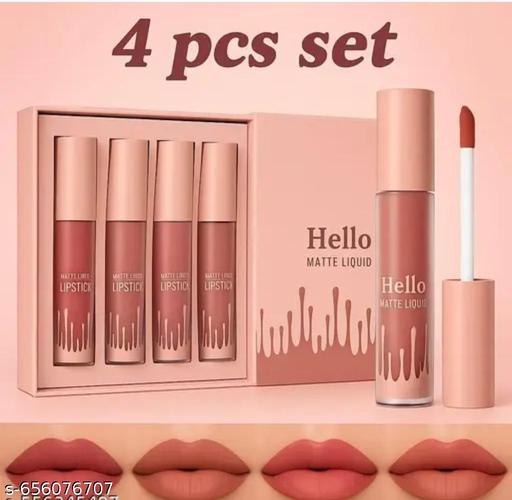 Zukrave 4in1 Nude Liquid lipstick Smudge Proof - MC-FASHIONS.COM