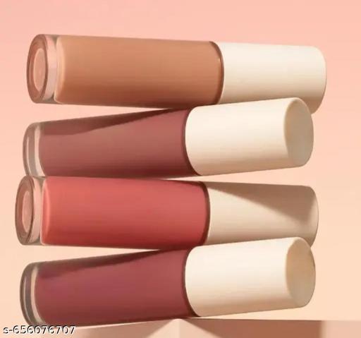 Zukrave 4in1 Nude Liquid lipstick Smudge Proof - MC-FASHIONS.COM