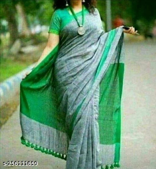Khadi Cotton Soft Saree - MC-FASHIONS.COM
