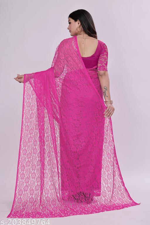 Net Flower Saree - MC-FASHIONS.COM