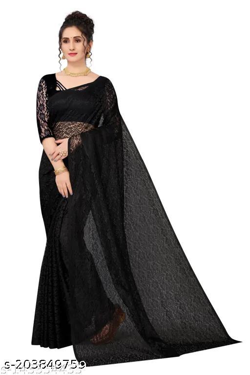 Net Flower Saree - MC-FASHIONS.COM