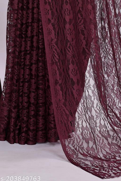 Net Flower Saree - MC-FASHIONS.COM