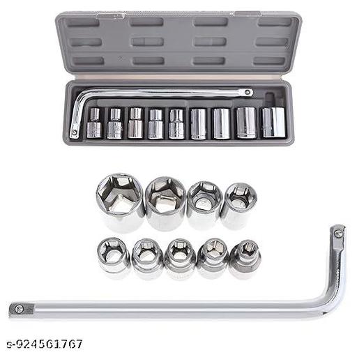 10-Pieces Hex Socket Wrench Spanner Tool Goti Set for Automobiles/Bike/Car Repair Tool Kit Socket Set (Pack of 10) - MC-FASHIONS.COM