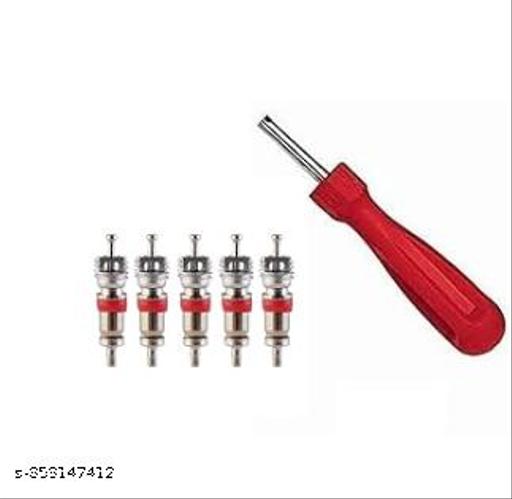 Valve Cores Tire Repair Tool 5 with Free 1 Tire Valve Stem Core Remover Installer - MC-FASHIONS.COM