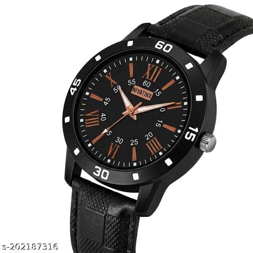 Boys and Men's Exclusive Men201 Brown Boys watch and Men watches Hand watch men Sports gents stylish Leather Belt gift Analog Watch - For Men - MC-FASHIONS.COM