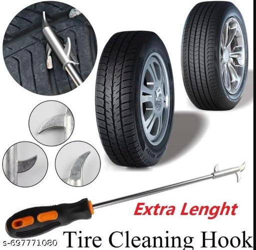 2 in 1 Car Tire Stone Cleaning Hook, Tire Groove Stones Removing Tool, Tyre Stone Picker for Motor Bike Truck Car, Tire Protector Repair Tool - MC-FASHIONS.COM