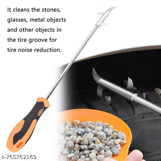 2 in 1 Car Tire Stone Cleaning Hook, Tire Groove Stones Removing Tool, Tyre Stone Picker for Motor Bike Truck Car, Tire Protector Repair Tool - MC-FASHIONS.COM