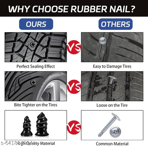 Uniseal Tubeless Tire Tyre Puncture Repair (10 Pcs) Tubeless Tyre Puncture Repair Kit - MC-FASHIONS.COM