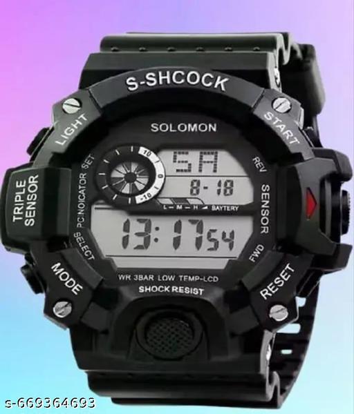 Digital Sports Waterproof Military Multifunction Stopwatch Countdown Date Alarm Watch for Men's Kids Boys Watches for Men - MC-FASHIONS.COM