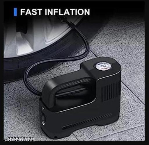 inveXo High Powerr 150 PSI Air Pump for Car & Bike | 12V D-C Portable Tyre Inflator | Direct Plug into Car Ciggarete Socket | Fast 30L/min Airflow | Analog Pressure Dial | Long 3Meter Wire | Durable Compact Design | No Battery | Not Rechargeable - MC-FASHIONS.COM