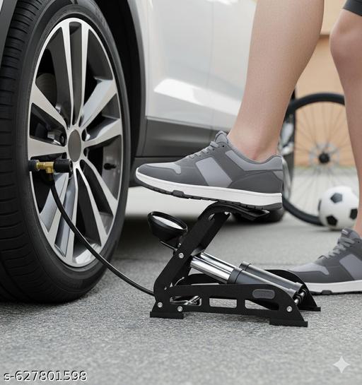 Double Cylinder Portable High Pressure Foot Air Pump Compressor | 160 psi Tyre Air Pump For Car & Bike Air Pump - MC-FASHIONS.COM