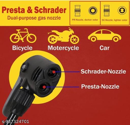 Air Flow HONOR air pump for car, heavy duty air pump, double cylinder air pump, air pump for motorcycle, car air pump, tyre air pump Heavy-Duty Dual Barrel Foot Air Pump - High Pressure - MC-FASHIONS.COM