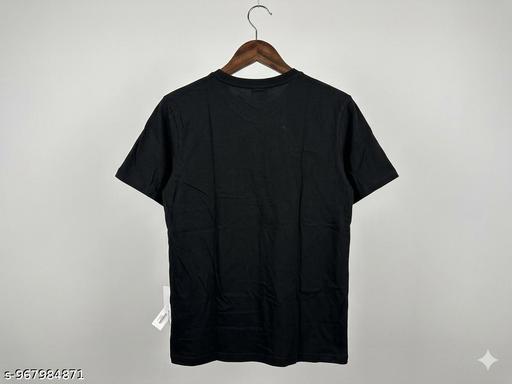 Ultra Soft Plain Black V-Neck Tshirt | Everyday Comfort - MC-FASHIONS.COM