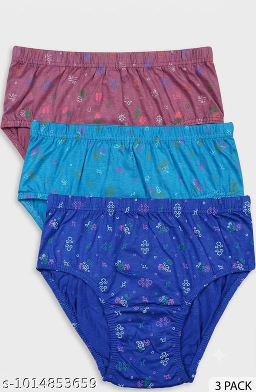 महिलाओं के पैंटी 3 पीस सेट, महिलाओं के बिकिनी मल्टीकलर कॉटन पैंटी - MC-FASHIONS.COM