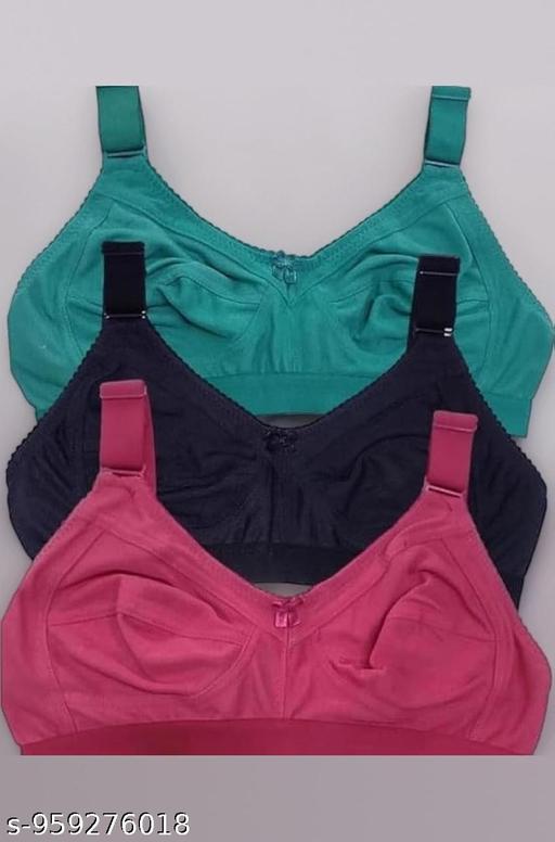 Full Coverage Bra For Women & Girls- Pack of 3 - MC-FASHIONS.COM