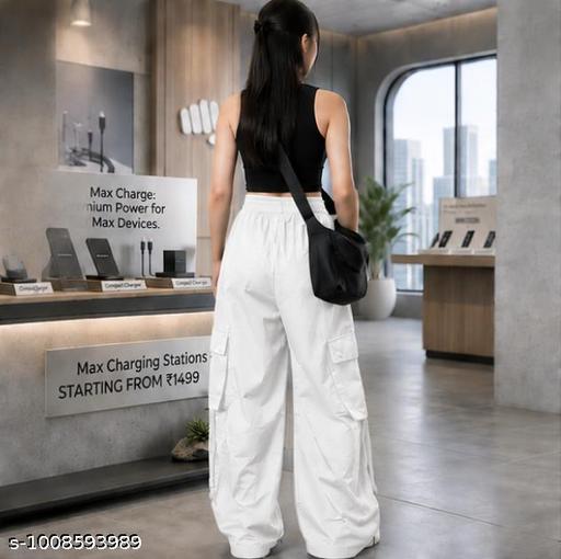 cargo pants womens for girls bottom Trouser for women ns cargo jogers stylish pants - MC-FASHIONS.COM