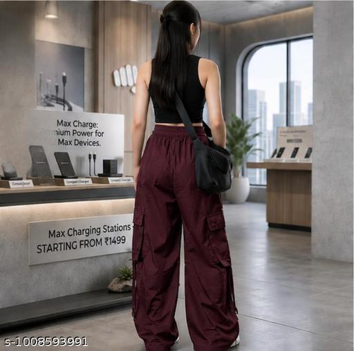 cargo pants womens for girls bottom Trouser for women ns cargo jogers stylish pants - MC-FASHIONS.COM