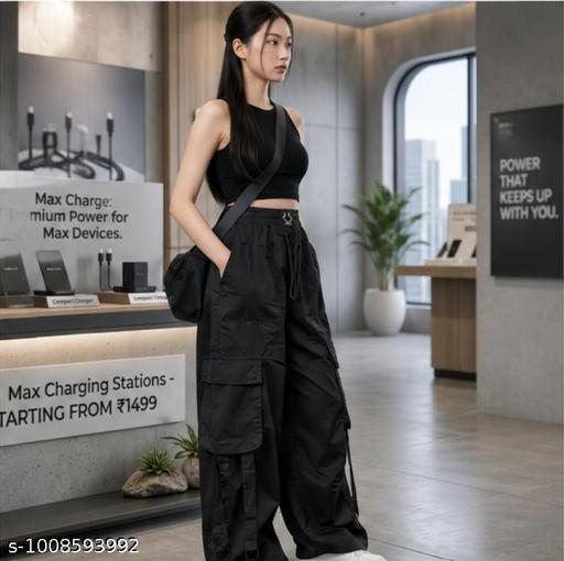 cargo pants womens for girls bottom Trouser for women ns cargo jogers stylish pants - MC-FASHIONS.COM