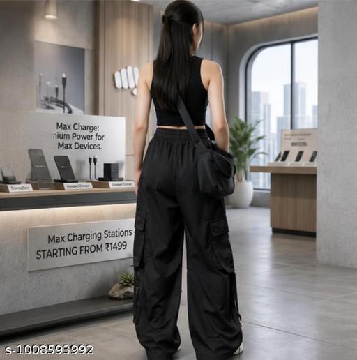 cargo pants womens for girls bottom Trouser for women ns cargo jogers stylish pants - MC-FASHIONS.COM