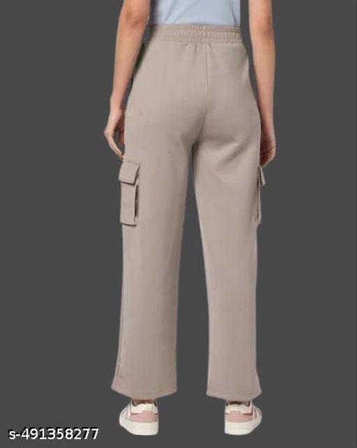 CRN#Beige-Woman Cargo Pants - MC-FASHIONS.COM