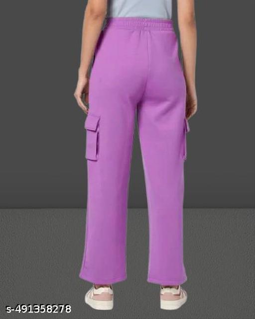 CRN#Lavender-Woman Cargo Pants - MC-FASHIONS.COM