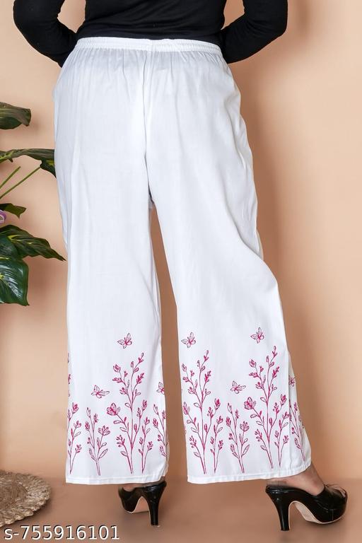 Girls Cute trendy Fashionable Stylish Full Length Palazzo Set For Women - MC-FASHIONS.COM