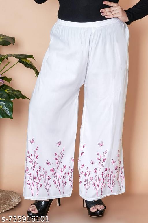 Girls Cute trendy Fashionable Stylish Full Length Palazzo Set For Women - MC-FASHIONS.COM