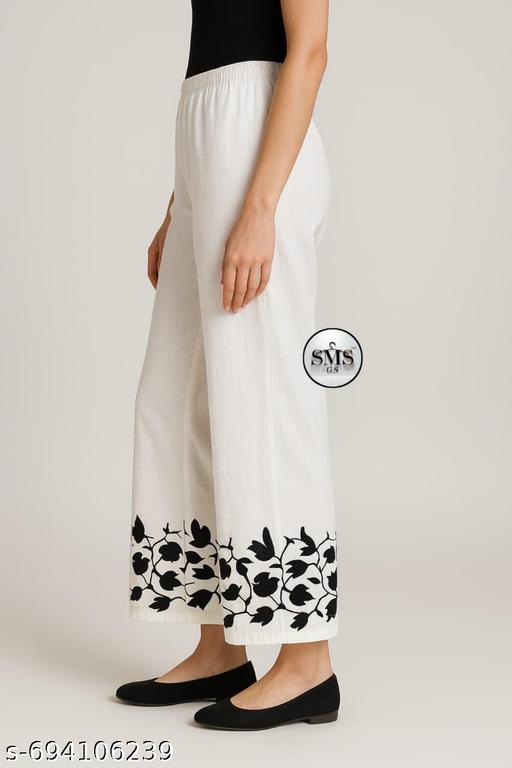 Girls Cute trendy Fashionable Stylish Full Length Palazzo Set For Women - MC-FASHIONS.COM
