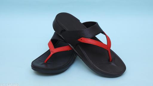 TOASTY TOES Comfortable Anti Skid Durable Lightweight flip flop, Soft Cushioned Slipper for Womens (Black) - MC-FASHIONS.COM