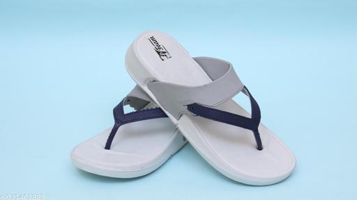 TOASTY TOES Comfortable Anti Skid Durable Lightweight flip flop, Soft Cushioned Slipper for Womens (Light Grey) - MC-FASHIONS.COM