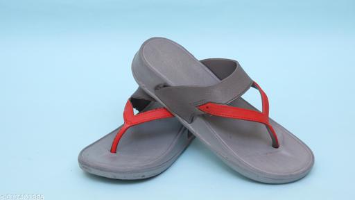 TOASTY TOES Comfortable Anti Skid Durable Lightweight flip flop, Soft Cushioned Slipper for Womens (Dark Grey) - MC-FASHIONS.COM