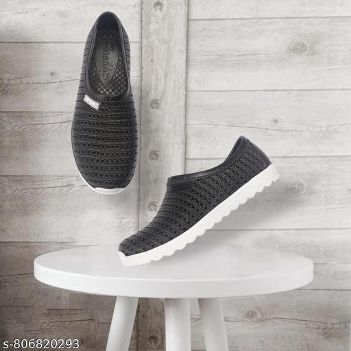 Premium Black Slip-On Casual Shoes for Women | Lightweight, Breathable & Comfortable Everyday Footwear - MC-FASHIONS.COM