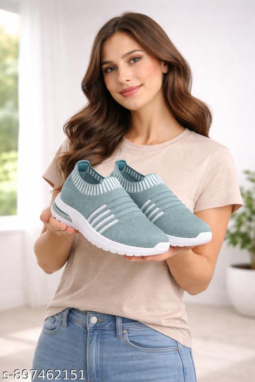 Women’s Comfortable Air Cushion Sports Shoes | Breathable Mesh Slip-On Running & Walking Sneakers - MC-FASHIONS.COM