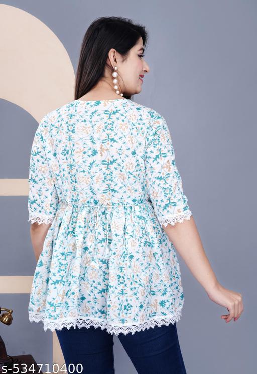 dishant garments women printed rayon fabric  tunic ,sort kurti - MC-FASHIONS.COM