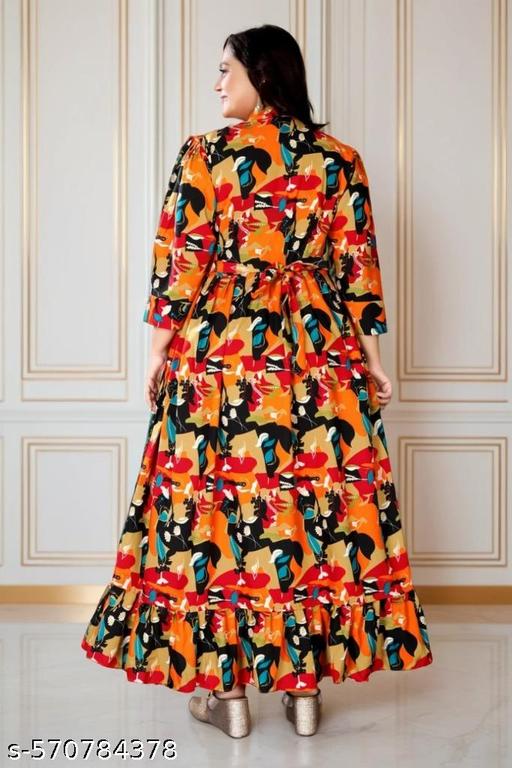 Trendy Cotton Gown For Womans And Girls - MC-FASHIONS.COM
