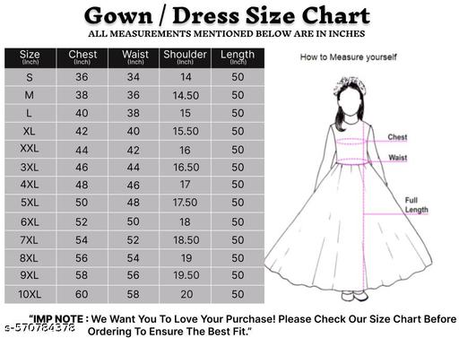 Trendy Cotton Gown For Womans And Girls - MC-FASHIONS.COM