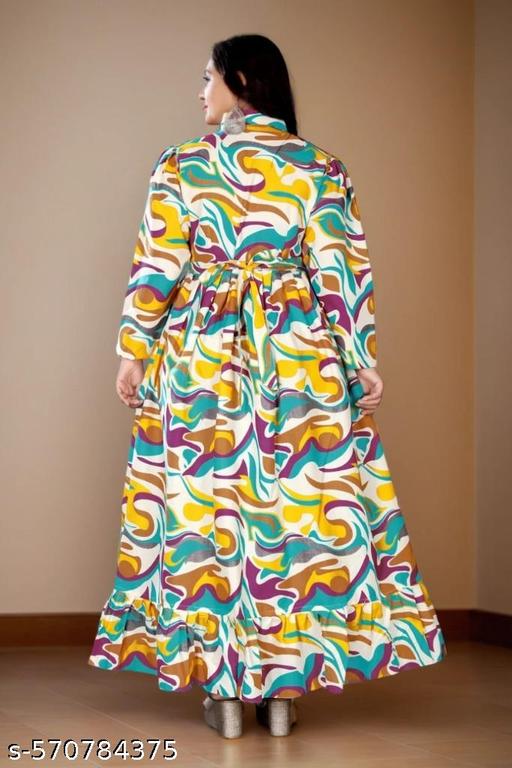 Trendy Cotton Gown For Womans And Girls - MC-FASHIONS.COM