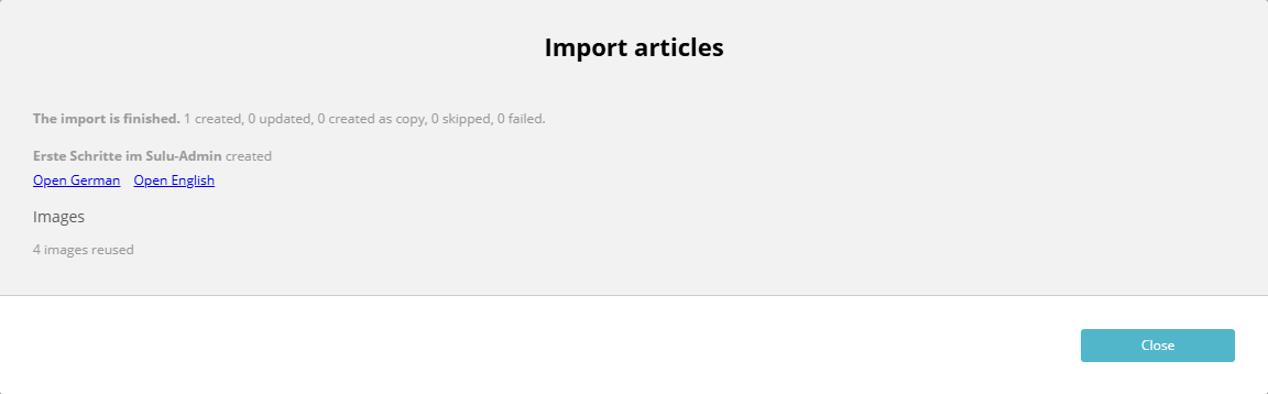 Import, step 3