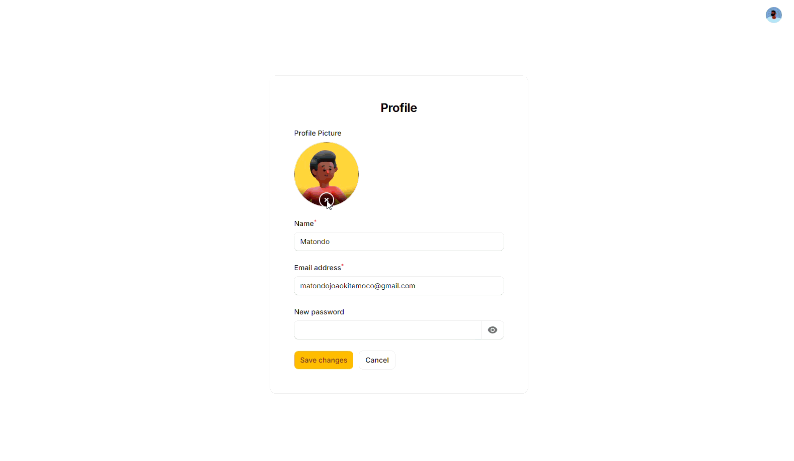 Avatar Picker Demo