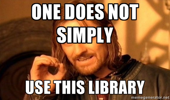 Do not use this library