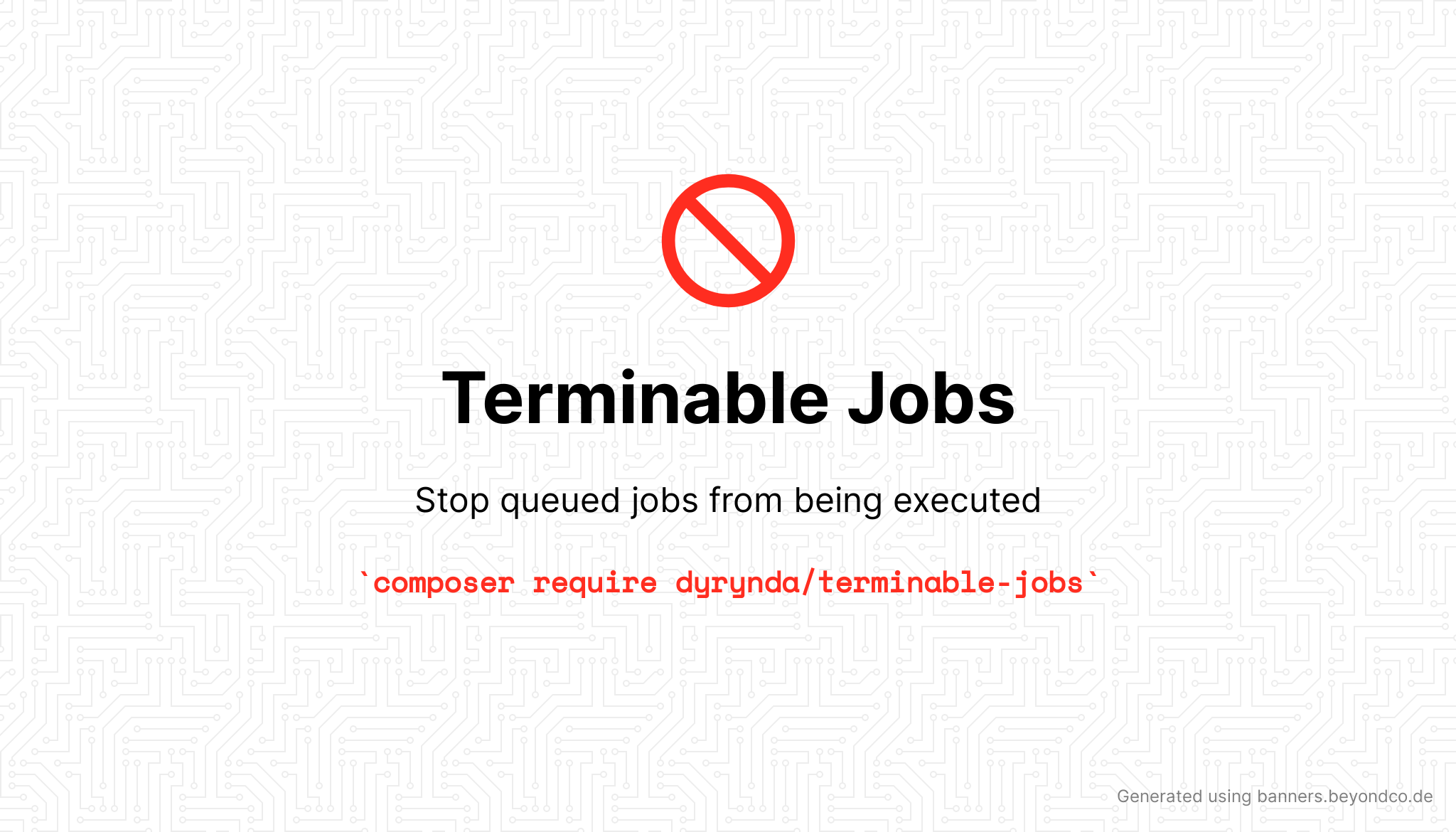 Terminable Jobs logo